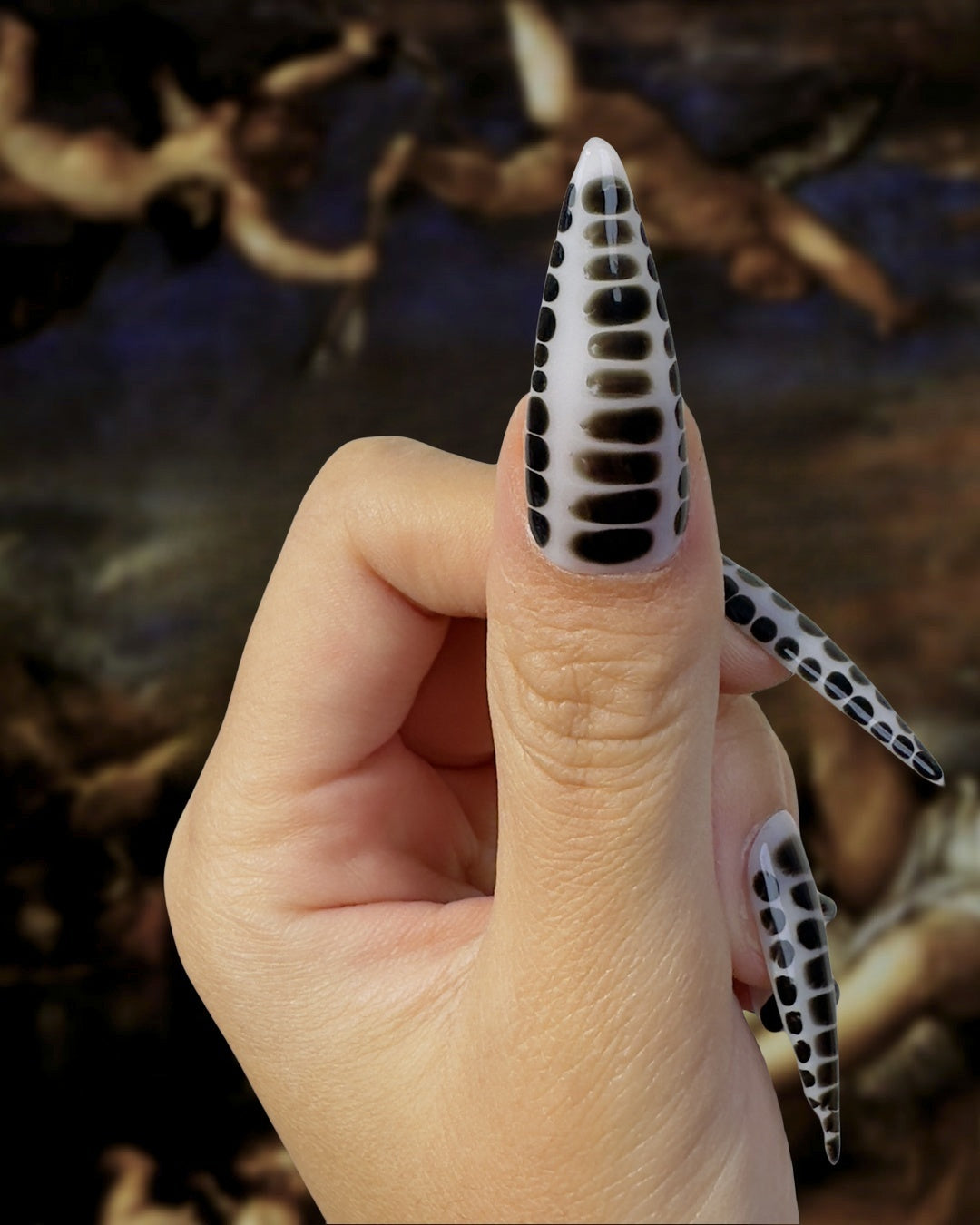 Black Python Nail