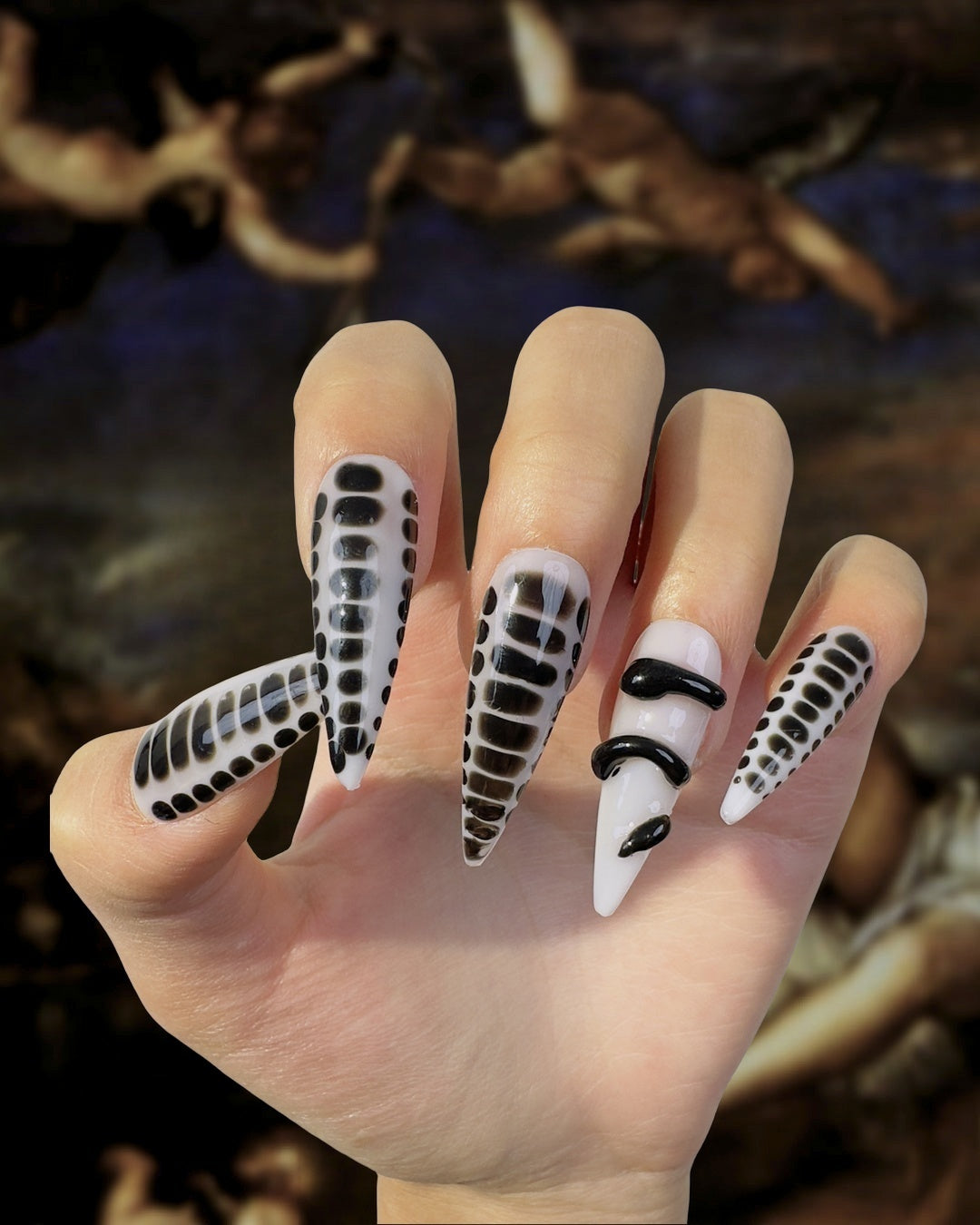 Black Python Nail