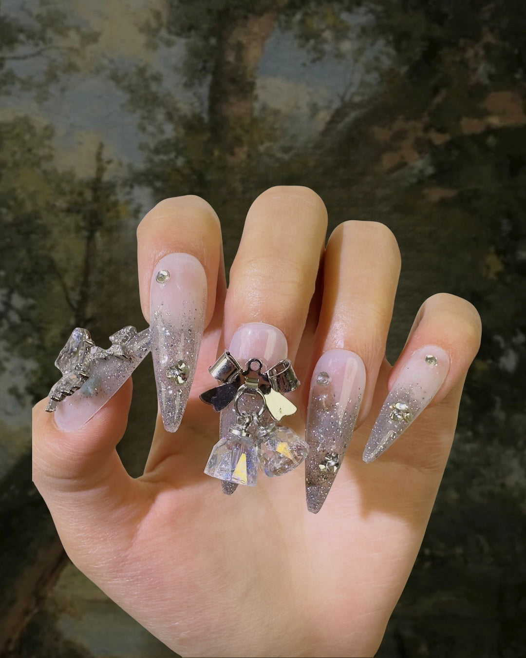 Velvet Butterfly Nail