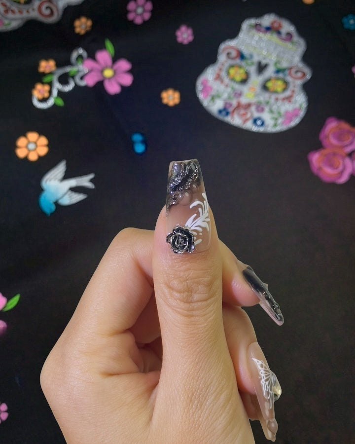 Night Butterfly Nail